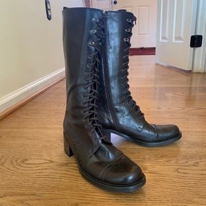 Italian made Kenneth Cole Brown Leather Boots